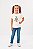 T-SHIRT INFANTIL DTF SWEET STRAWBERRY - OFF WHTE - Imagem 1