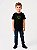 T-SHIRT INFANTIL DTF SKULL PIXEL APLICAÇÃO - PRETO - Imagem 1