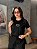 T-SHIRT DTF NYC CINZA APLICAÇÃO - PRETO - Imagem 1