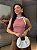 CROPPED RIBANA BICOLOR (OFF WHITE) - ROSA BLOOM - Imagem 1