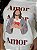 T-SHIRT DTF JESUS AMOR - OFF WHITE - Imagem 2