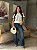 T-SHIRT DTF NOSSA SENHORA STRASS AZUL - OFF WHITE - Imagem 4