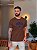 CAMISETA MASCULINA DTF YESHUA, HE SAVES - MARROM - Imagem 1