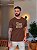 CAMISETA MASCULINA DTF KING JESUS - MARROM EXPRESSO - Imagem 1