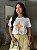 T-SHIRT DTF FAZ DO MEU NÃO, UM EIS ME AQUI - OFF WHITE - Imagem 1