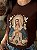 T-SHIRT DTF NOSSA SENHORA PEROLAS - MARROM EXPRESSO - Imagem 2