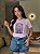T-SHIRT DTF NOSSA SENHORA ANJOS - LILAS - Imagem 1
