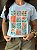 T-SHIRT DTF MOSAICO FLOES DE PRIMAVERA - AZUL CÉU - Imagem 3