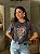 T-SHIRT DTF BUQUE DE PEDRAS PRECIOSAS - CINZA ARDOSIA - Imagem 1