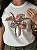 T-SHIRT DTF RAMO DE FLOR PRECIOSA - OFF WHITE - Imagem 2