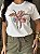 T-SHIRT DTF RAMO DE FLOR PRECIOSA - OFF WHITE - Imagem 3