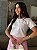 T-SHIRT LISTRAS TOTAL (ROSA) - OFF WHITE - Imagem 1