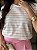 T-SHIRT LISTRAS TOTAL (ROSA) - OFF WHITE - Imagem 2