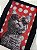T-SHIRT DTF GATINHO POA VERMELHO - PRETO - Imagem 3