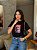 T-SHIRT DTF GATINHO POA VERMELHO - PRETO - Imagem 1