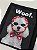 T-SHIRT DTF CACHORRO WOOF - PRETO - Imagem 3