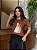 T-SHIRT DTF NOSSA SENHORA FLORES AMARELAS - MARROM - Imagem 1