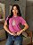 T-SHIRT DTF VIRGEN DE FATIMA - ROXO MAGIC - Imagem 1