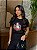 T-SHIRT DTF SANTA TERESINHA ROSAS VERMELHAS - PRETO - Imagem 4