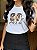 T-SHIRT DTF 99 NÃO É 100 - BRANCO - Imagem 3