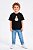 T-SHIRT INFANTIL DTF NOSSA SENHORA DE FATIMA CARTOON - PRETO - Imagem 1