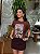 T-SHIRT DTF ONÇA LENÇO E OCULOS - MARROM - Imagem 1