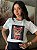 T-SHIRT DTF GATINHO LAÇO VERMELHO - OFF WHITE - Imagem 3