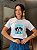 T-SHIRT DTF CACHORRO OCULOS E LISTRAS - BRANCO - Imagem 1