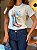 T-SHIRT DTF BOTA AZUL E FLORES - Imagem 4