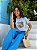 T-SHIRT DTF TROPICAL RIO, PASSAROS COLORIDOS - AZUL CEU - Imagem 4