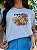 T-SHIRT DTF TROPICAL RIO, PASSAROS COLORIDOS - AZUL CEU - Imagem 2