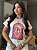 T-SHIRT DTF NOSSA SENHORA EM VITRAL ROSA - Imagem 1
