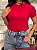 T-SHIRT CANELADA - VERMELHO - Imagem 3
