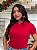 T-SHIRT CANELADA - VERMELHO - Imagem 4