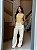REGATA CANELADA C/ STRASS - AMARELO BRULEE - Imagem 5