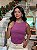 REGATA CANELADA C/ STRASS - ROXO MAGIC - Imagem 1