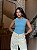 REGATA CANELADA C/ STRASS - AZUL COMFY - Imagem 4