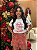T-SHIRT DTF QUE A MAGIA DO NATAL, TRANSFORME TUDO EM AMOR - BRANCO - Imagem 3