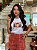 T-SHIRT DTF PAPAI NOEL CROCHÊ - BRANCO - Imagem 3