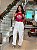 T-SHIRT DTF SNOOPY MERRY CHRISTMAS - VERMELHO - Imagem 4