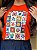 T-SHIRT DTF MOSAICO DE AZULEJOS - LARANJA - Imagem 2
