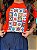 T-SHIRT DTF MOSAICO DE AZULEJOS - LARANJA - Imagem 3