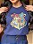 T-SHIRT DTF BRASÃO HOGWARTS - AZUL MARINHO - Imagem 2