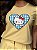 T-SHIRT DTF CORAÇÃO HELLO KITTY - AMARELO BRULEE - Imagem 2