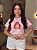 T-SHIRT DTF PEQUENA SEREIA - ROSA ROMANTIC - Imagem 1