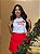 T-SHIRT DTF HELLO KITTY ESCRITA - BRANCO - Imagem 1