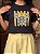 T-SHIRT DTF MINNIE FLORAL - PRETO - Imagem 3