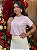 T-SHIRT PEROLAS - ROSA ROMANTIC - Imagem 1