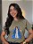 T-SHIRT DTF NOSSA SENHORA FLORES AMARELAS E AZUIS - Imagem 1