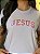 T-SHIRT DTF JESUS ROSA APLICAÇÃO - Imagem 2
